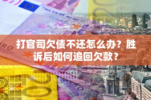 北京打官司欠债不还怎么办？胜诉后如何追回欠款？