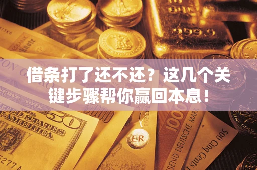 北京借条打了还不还？这几个关键步骤帮你赢回本息！