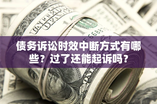北京债务诉讼时效中断方式有哪些？过了还能起诉吗？