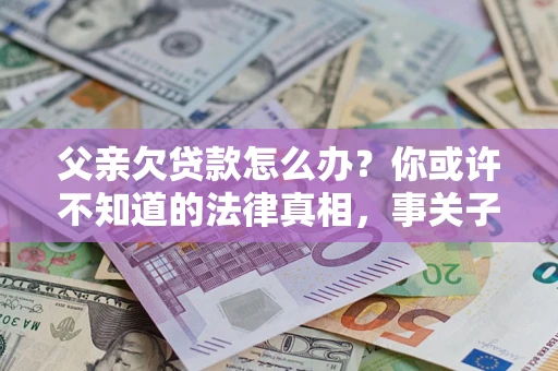 北京父亲欠贷款怎么办？你或许不知道的法律真相，事关子女未来