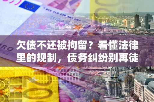 北京欠债不还被拘留？看懂法律里的规制，债务纠纷别再徒劳奔波