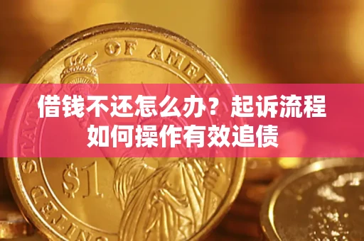 北京借钱不还怎么办？起诉流程如何操作有效追债