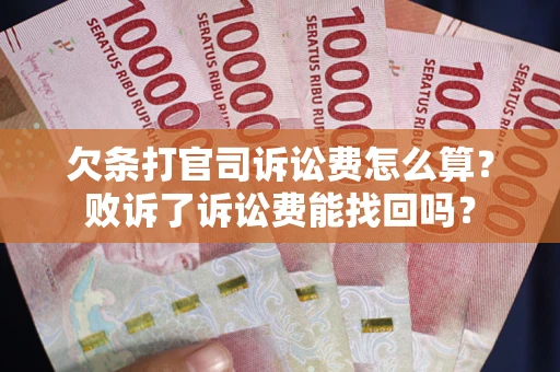 北京欠条打官司诉讼费怎么算？败诉了诉讼费能找回吗？