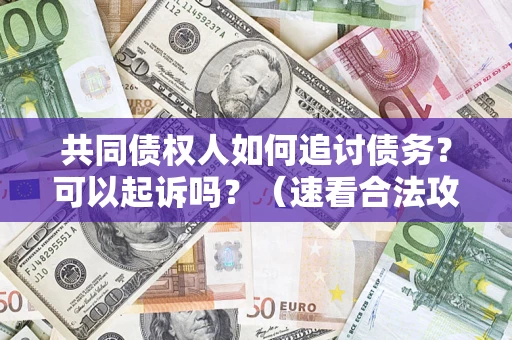 北京共同债权人如何追讨债务？可以起诉吗？（速看合法攻略）