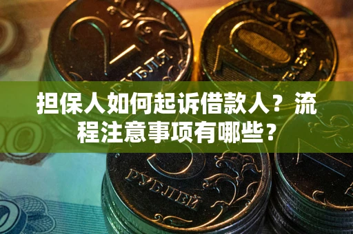 北京担保人如何起诉借款人？流程注意事项有哪些？